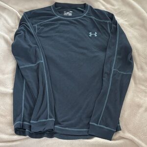 Men’s Under Armour Blue/Gray knit Shirt
Large, never worn